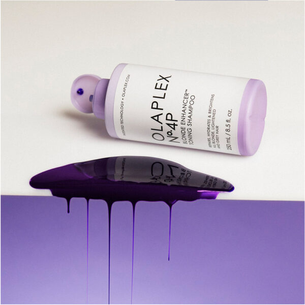 Olaplex n°4-p blonde enhancer toning shampoo 250ml - Imagen 2